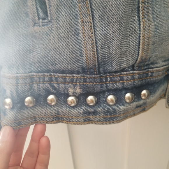 Zara Oversized Denim patch jacket - Picture 6 of 7